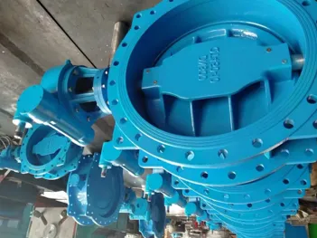 Dobbel flens konsentrisk spjeldventil